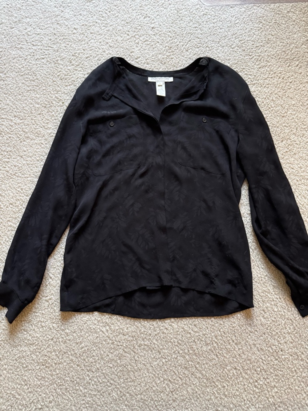 Vintage Jones New York silk blouse